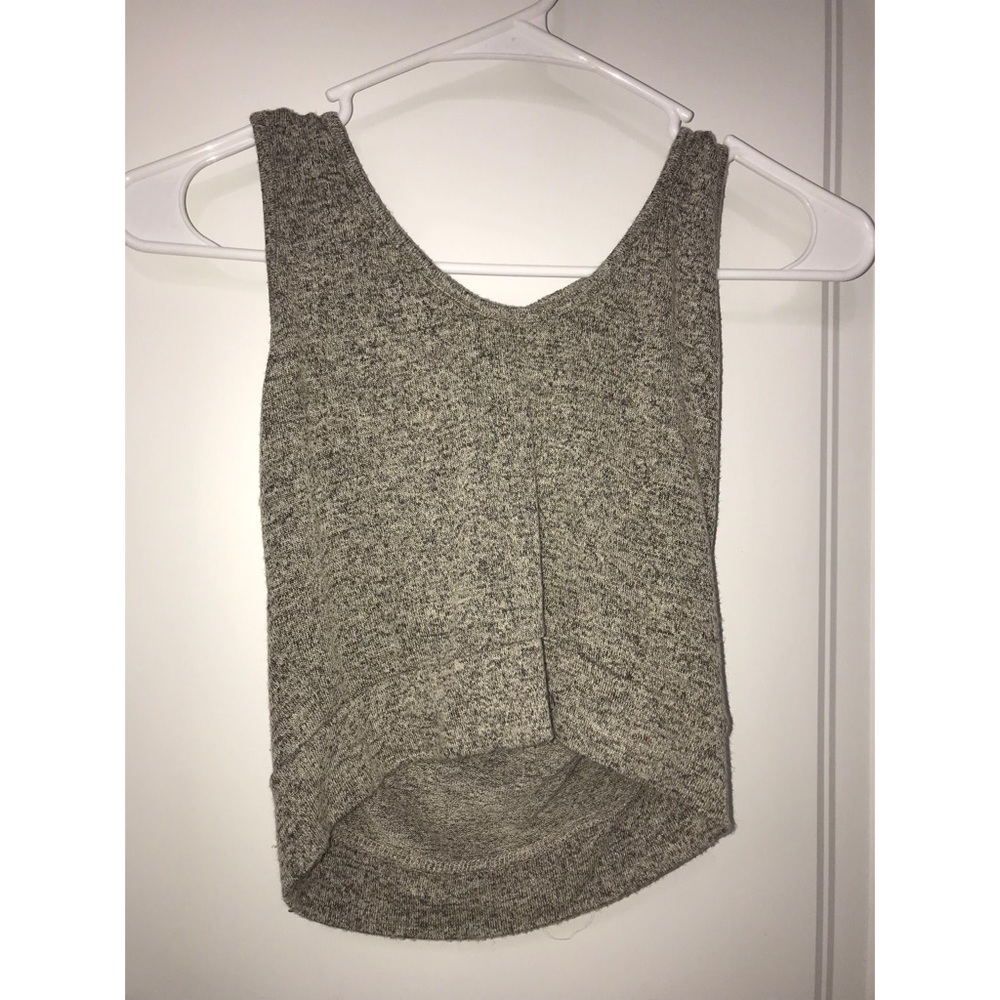 Crop top with hood